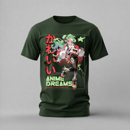 ANIME DREAMS KAWAII Graphic T-Shirt