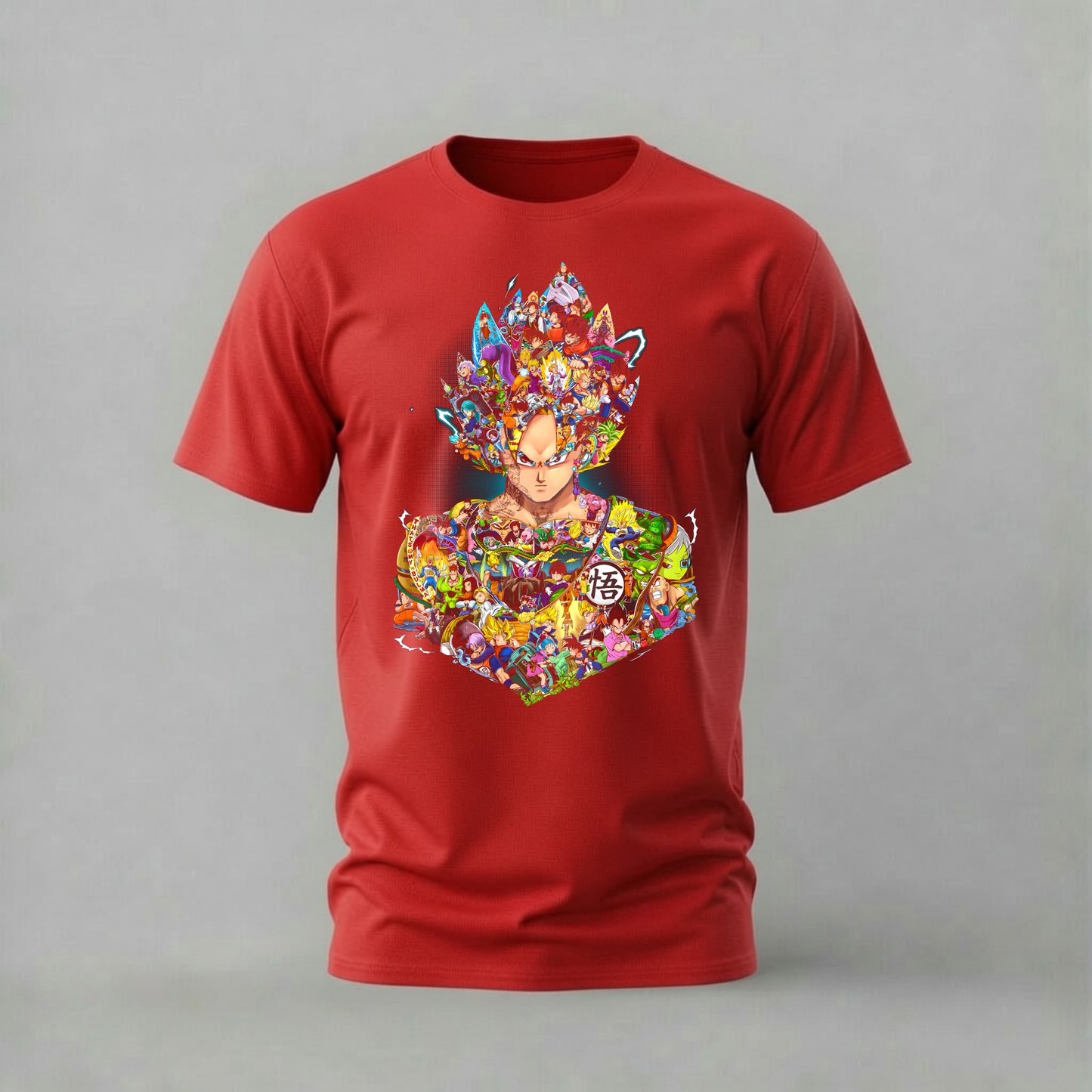 DRAGON BALL GOKU Collage Graphic T-Shirt
