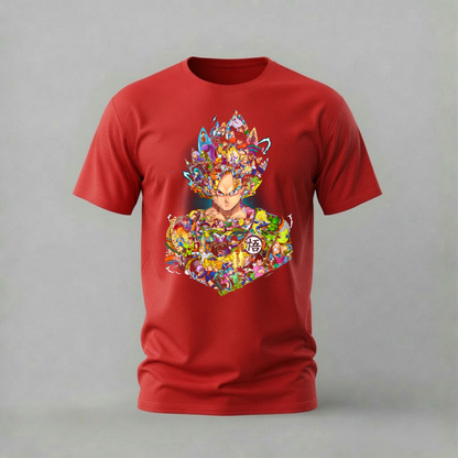 DRAGON BALL GOKU Collage Graphic T-Shirt