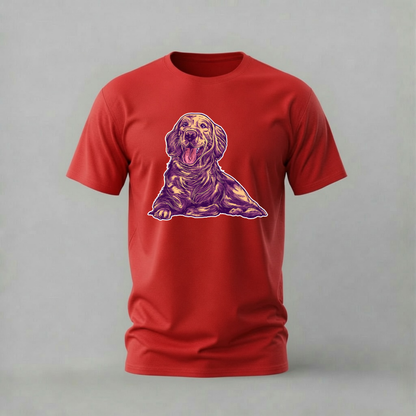 HAPPY GOLDEN RETRIEVER Graphic T-Shirt