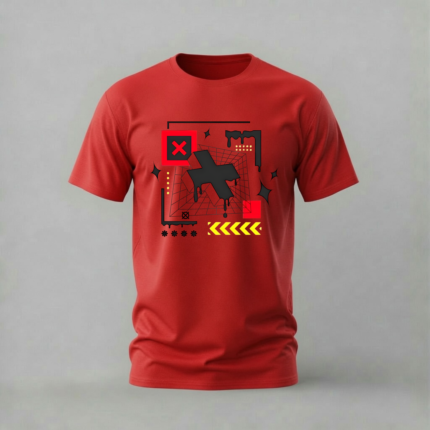 DARK X Cyber Graphic T-Shirt