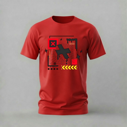 DARK X Cyber Graphic T-Shirt