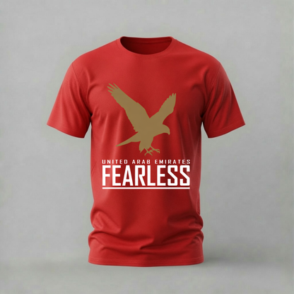 UAE FEARLESS Falcon Graphic T-Shirt