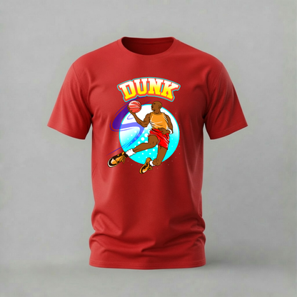 DUNK Basketball Graphic T-Shirt