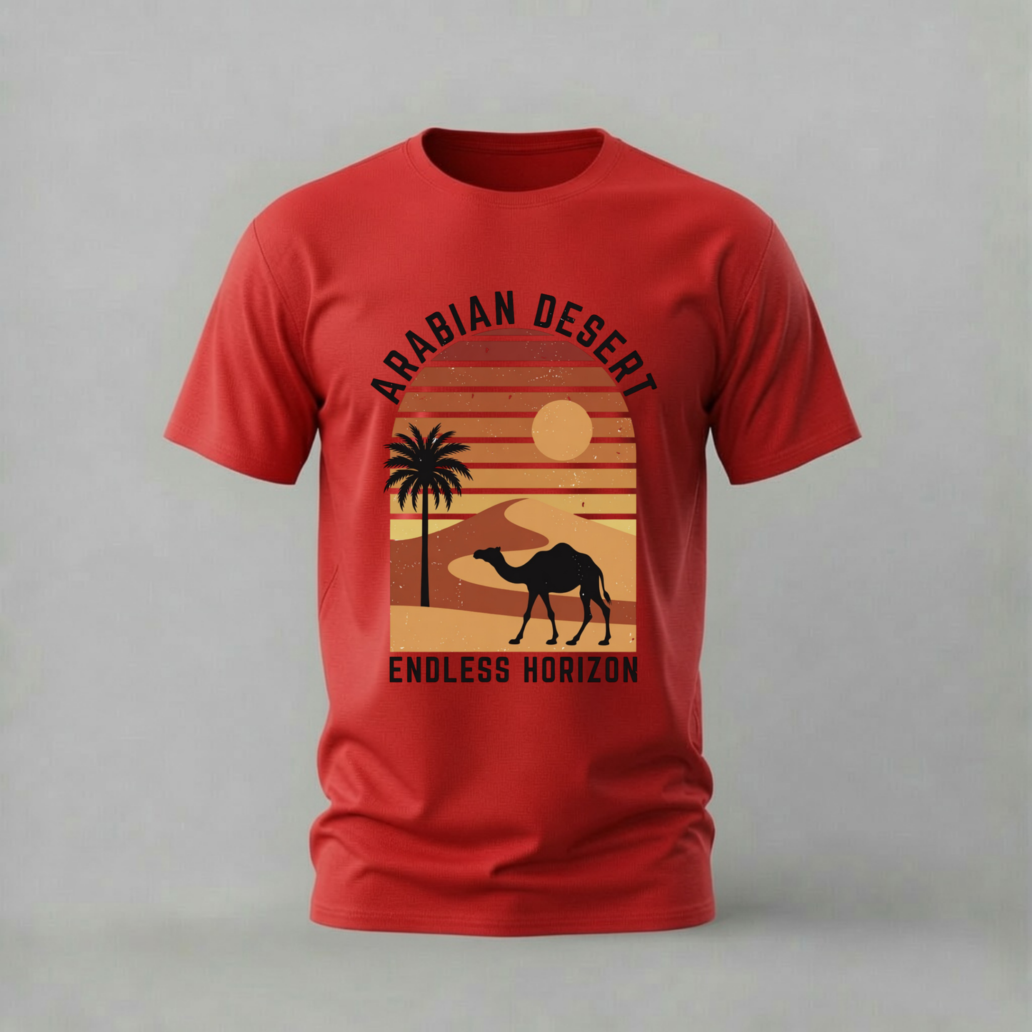 ARABIAN DESERT Camel Graphic T-Shirt
