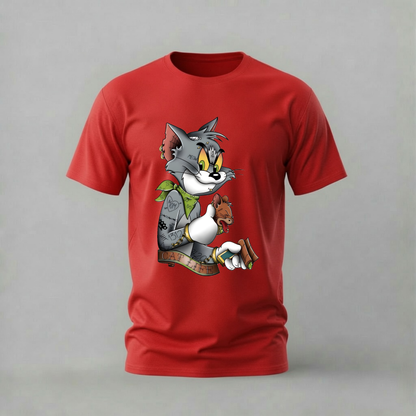TOM & JERRY Cat Life Graphic T-Shirt