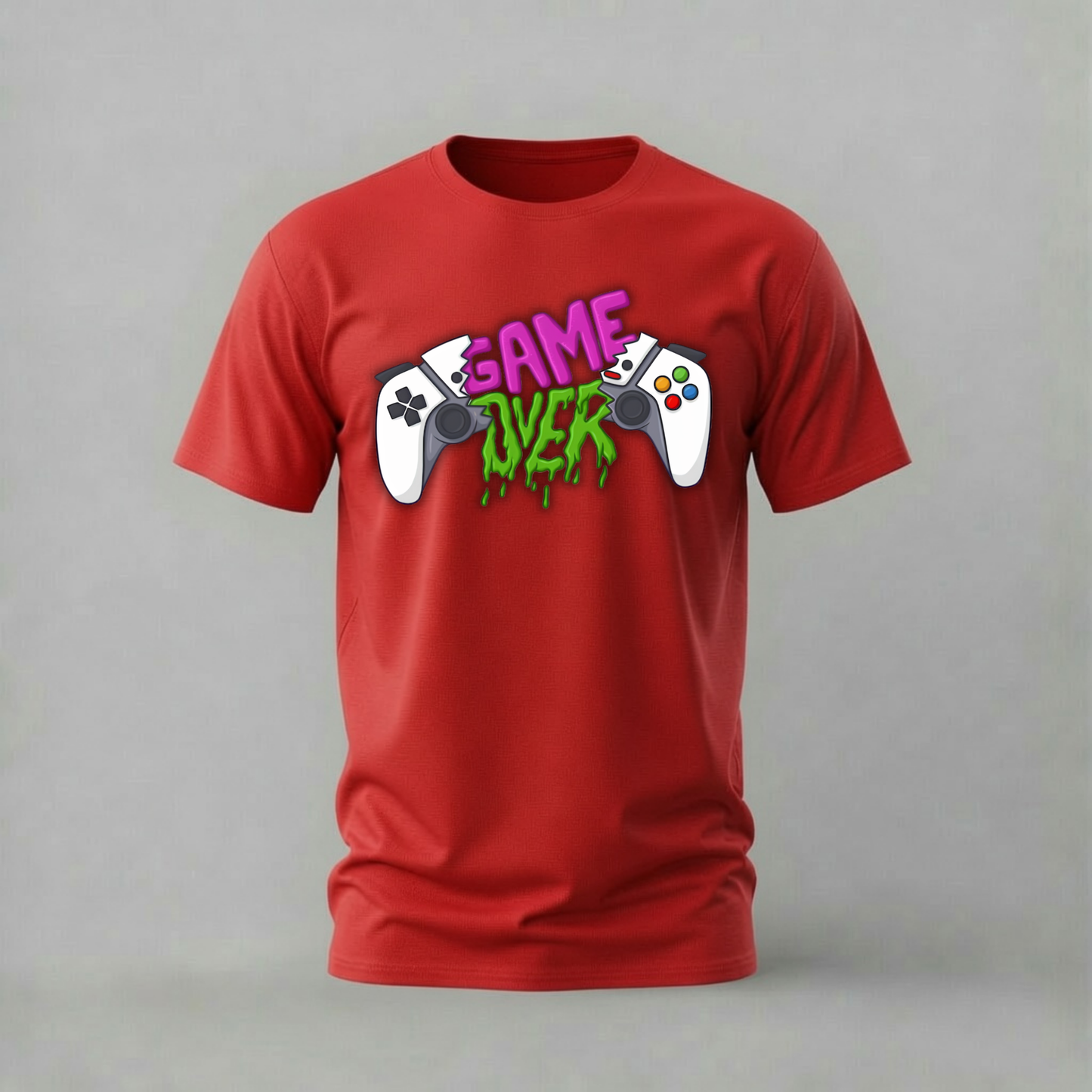 GAME OVER Controllers Graphic T-Shirt