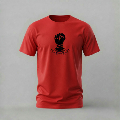 RAISED FIST Roots Graphic T-Shirt