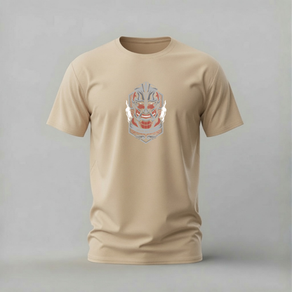 ATTACK ON TITAN Armored Face Graphic T-Shirt