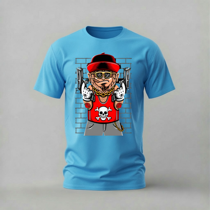 GANGSTER MONKEY Graphic T-Shirt