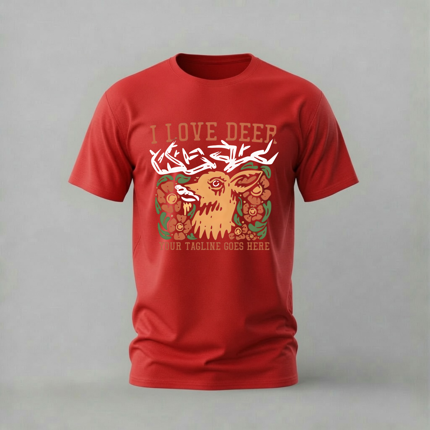 I LOVE DEER Graphic T-Shirt