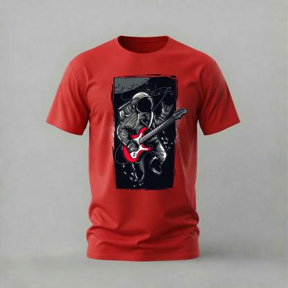 ASTRONAUT Guitar Graphic T-Shirt