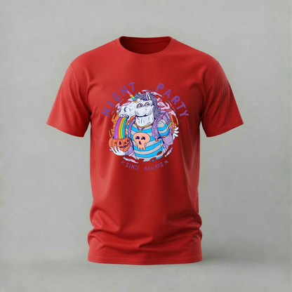NIGHT PARTY Unicorn Graphic T-Shirt