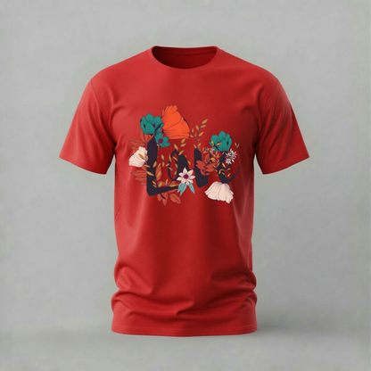 LOVE Floral Graphic T-Shirt