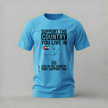 UAE SUPPORT THE COUNTRY Graphic T-Shirt