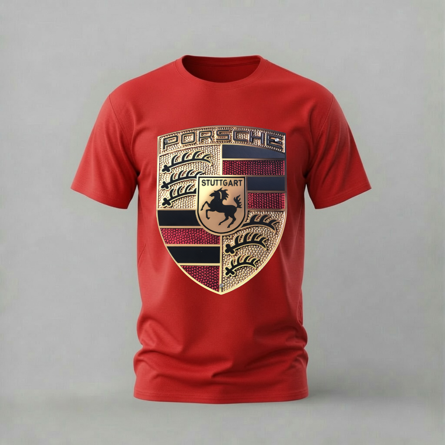 PORSCHE Crest Logo Graphic T-Shirt