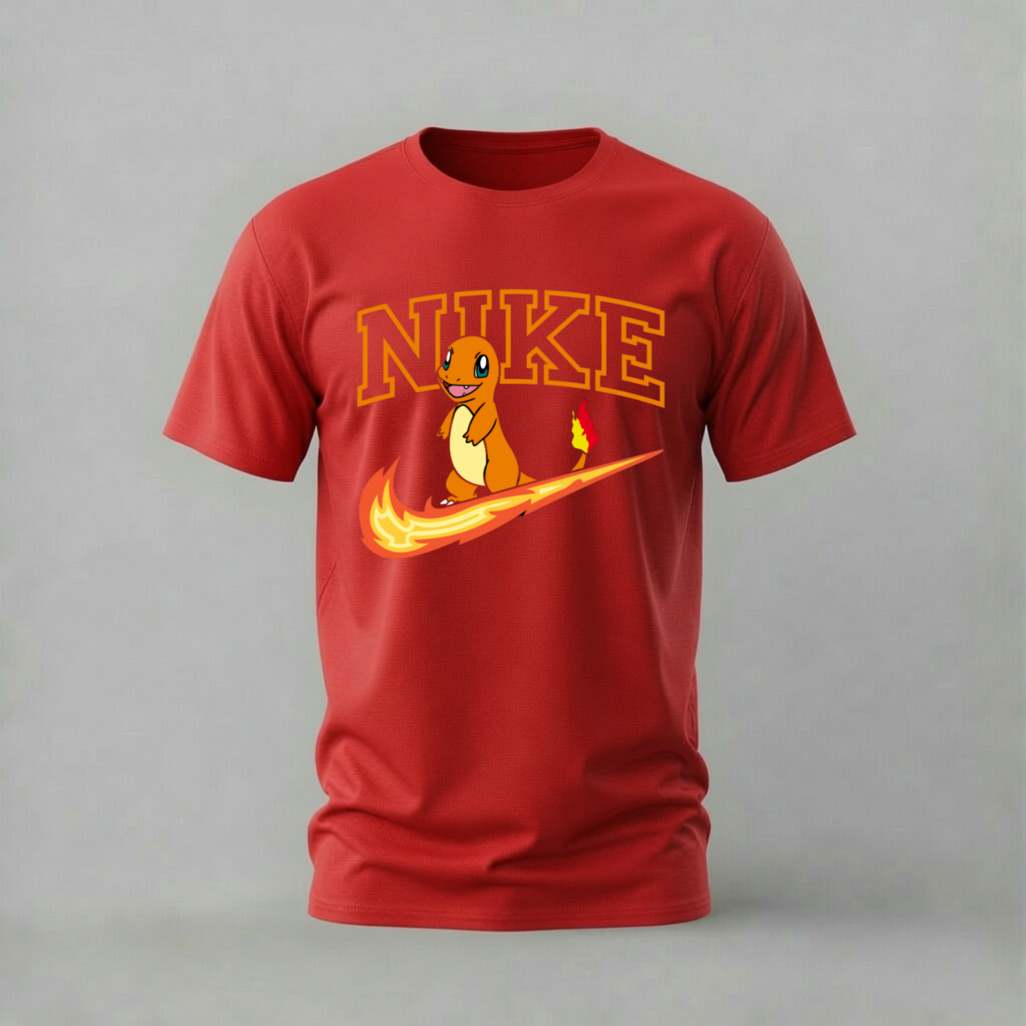 CHARMANDER Nike Parody Graphic T-Shirt