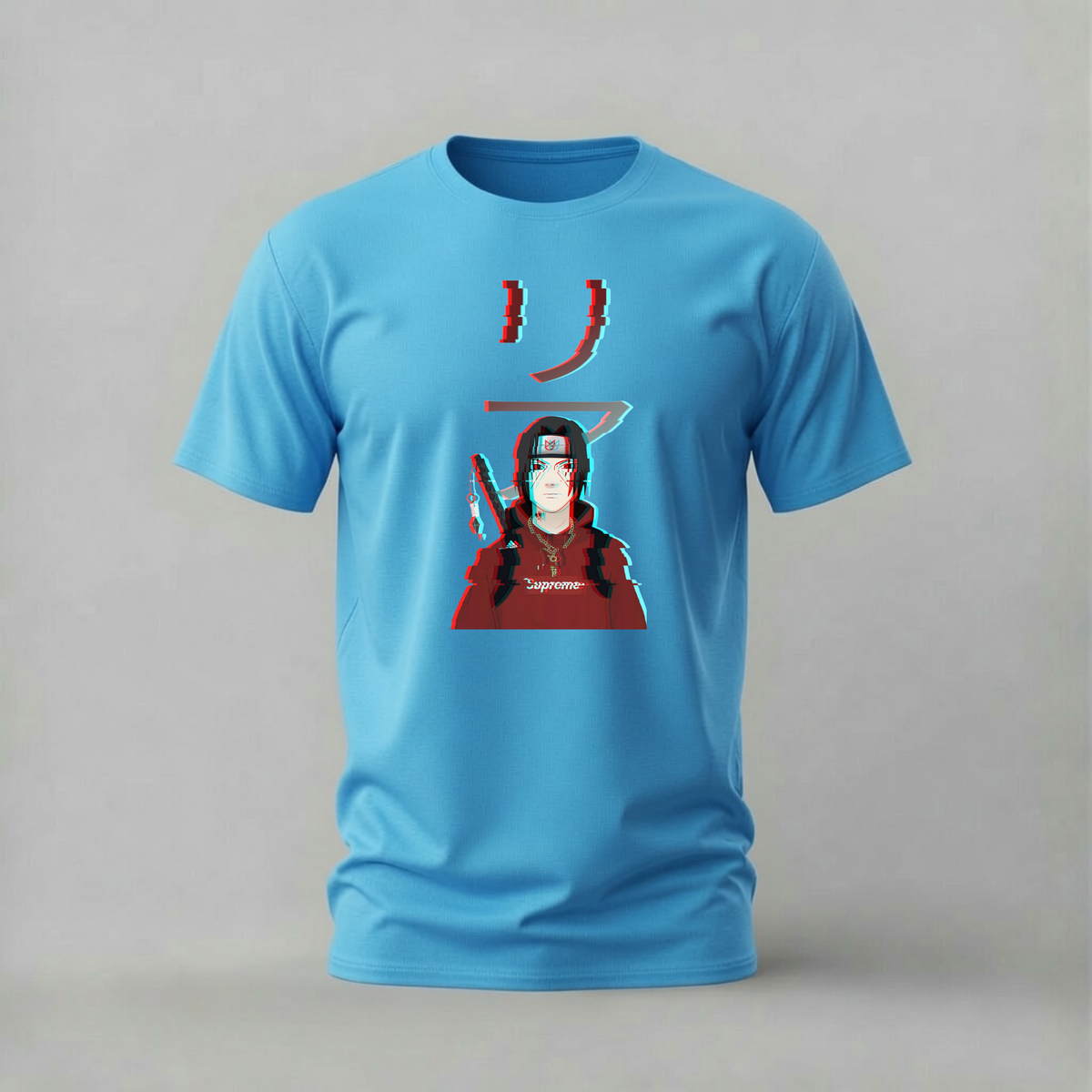 ITACHI SUPREME GLITCH Graphic T-Shirt