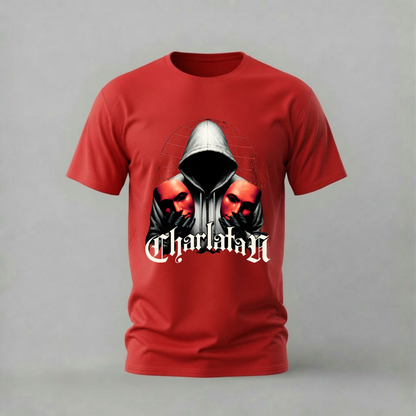 CHARLATAN Masks Graphic T-Shirt