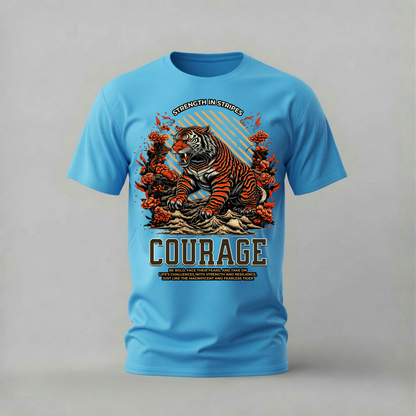 STRENGTH IN STRIPES TIGER Graphic T-Shirt