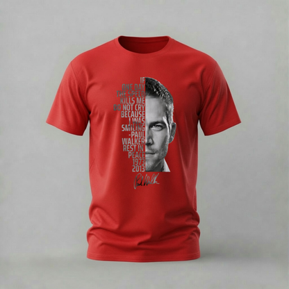 PAUL WALKER Tribute Graphic T-Shirt