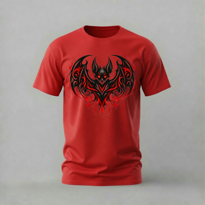DARK DEMON Bat Graphic T-Shirt