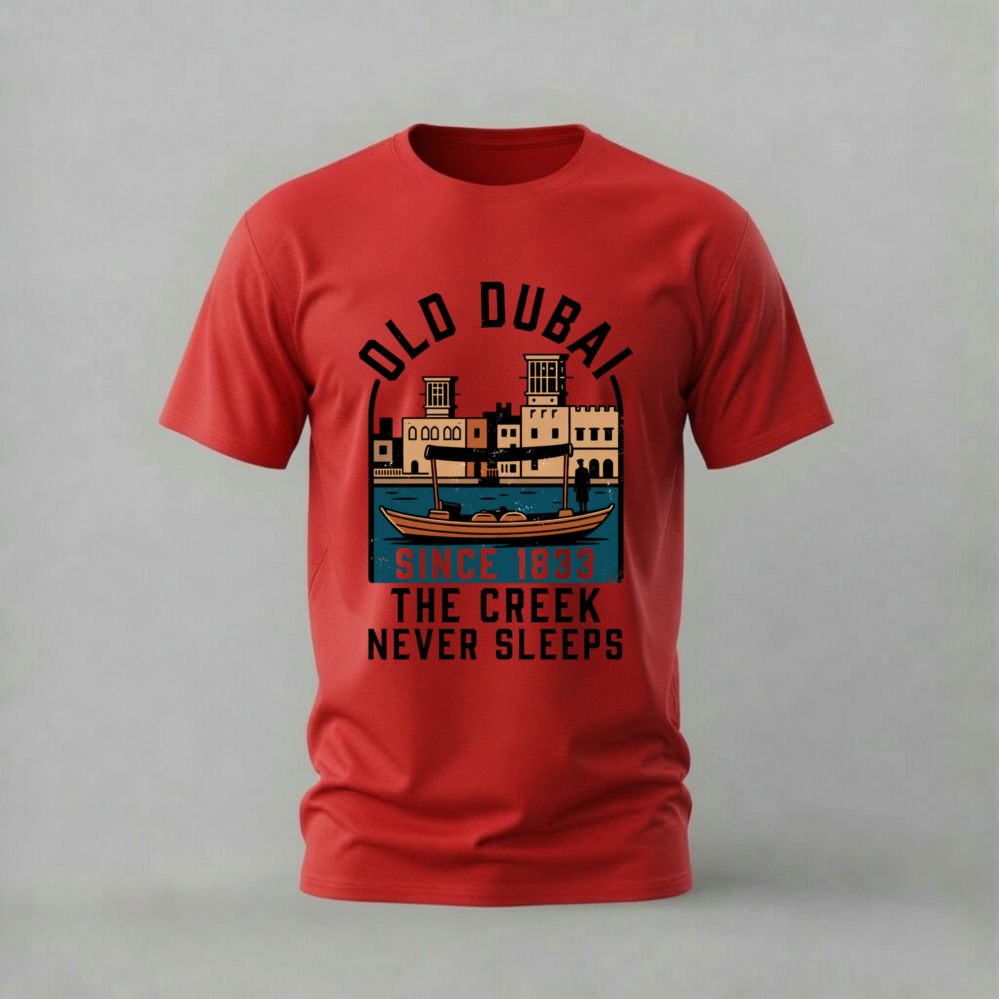 OLD DUBAI Creek Graphic T-Shirt
