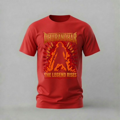 DHURANDHAR The Legend Rises Graphic T-Shirt