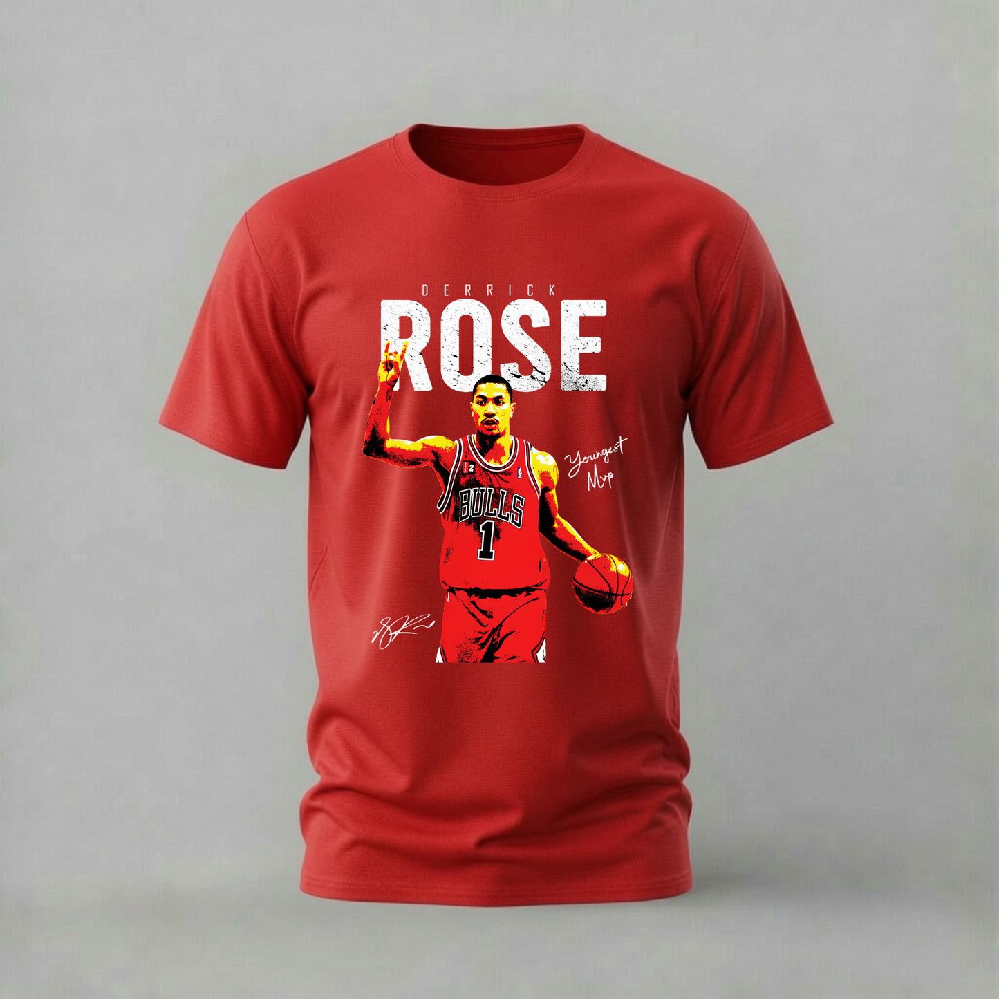 DERRICK ROSE Youngest MVP Graphic T-Shirt