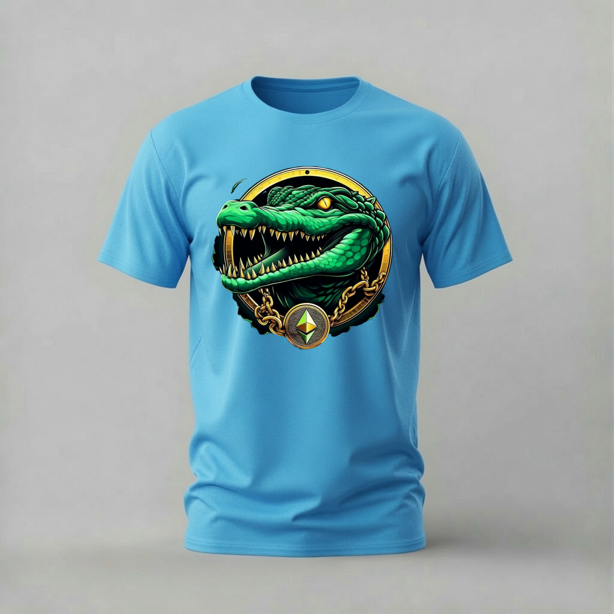 CRYPTO CROCODILE Graphic T-Shirt