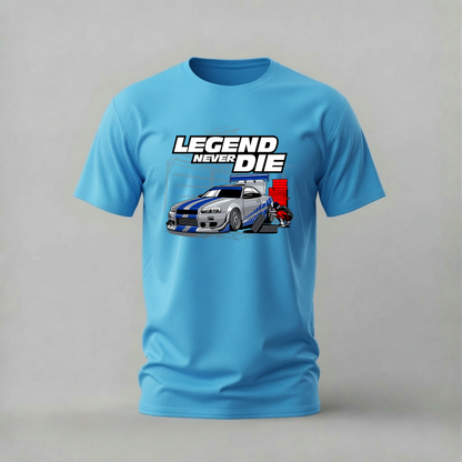 LEGEND NEVER DIE Graphic T-Shirt