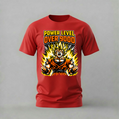 POWER LEVEL OVER 9000 Graphic T-Shirt