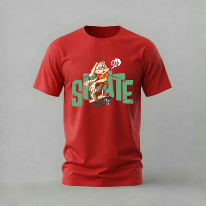 SKATE ALL DAY Rabbit Graphic T-Shirt