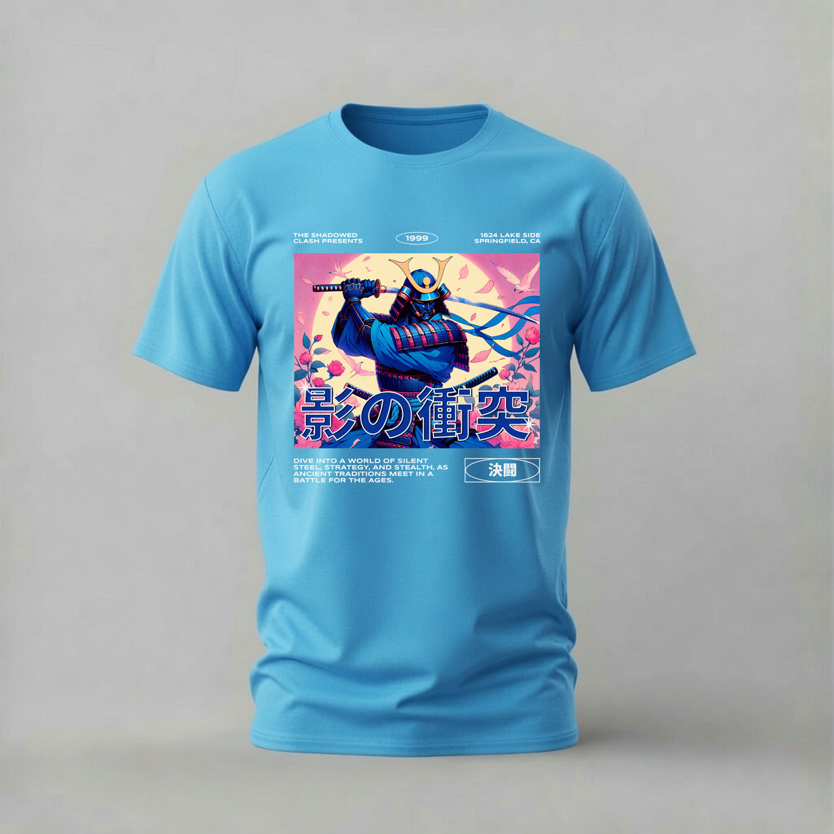 SHADOWED CLASH Graphic T-Shirt