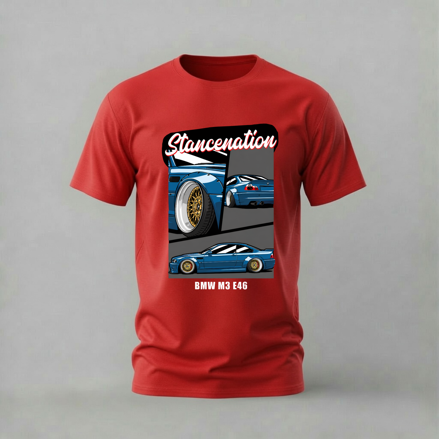 BMW M3 E46 Stancenation Graphic T-Shirt