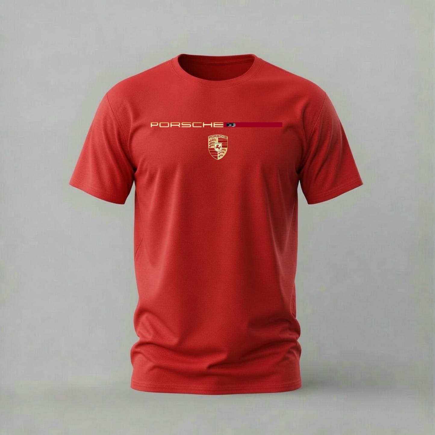 PORSCHE Crest & Logo Graphic T-Shirt