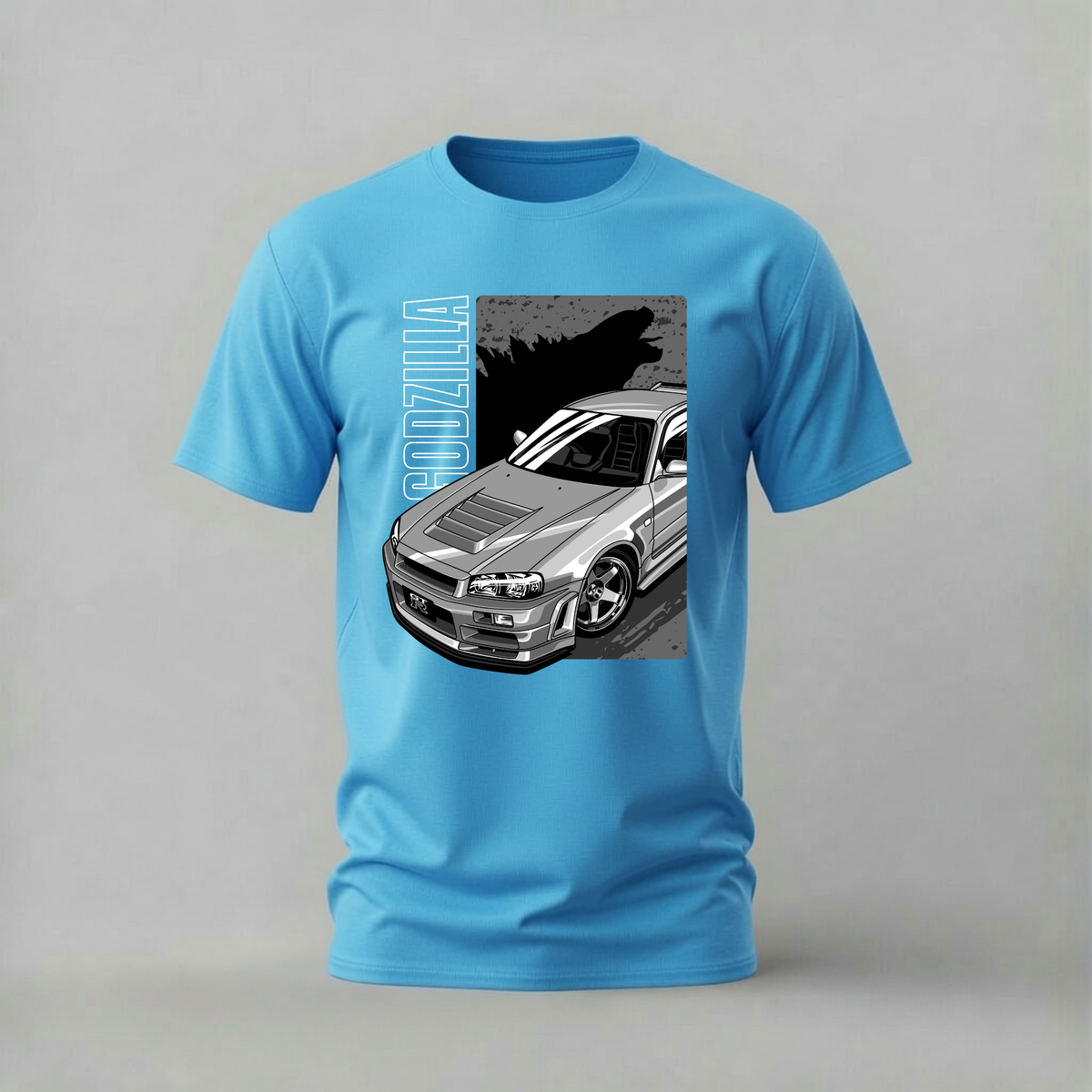 GODZILLA SHADOW GT-R Graphic T-Shirt