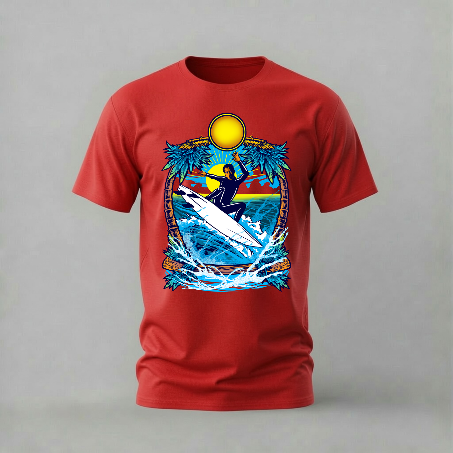 TROPICAL SURFER Graphic T-Shirt