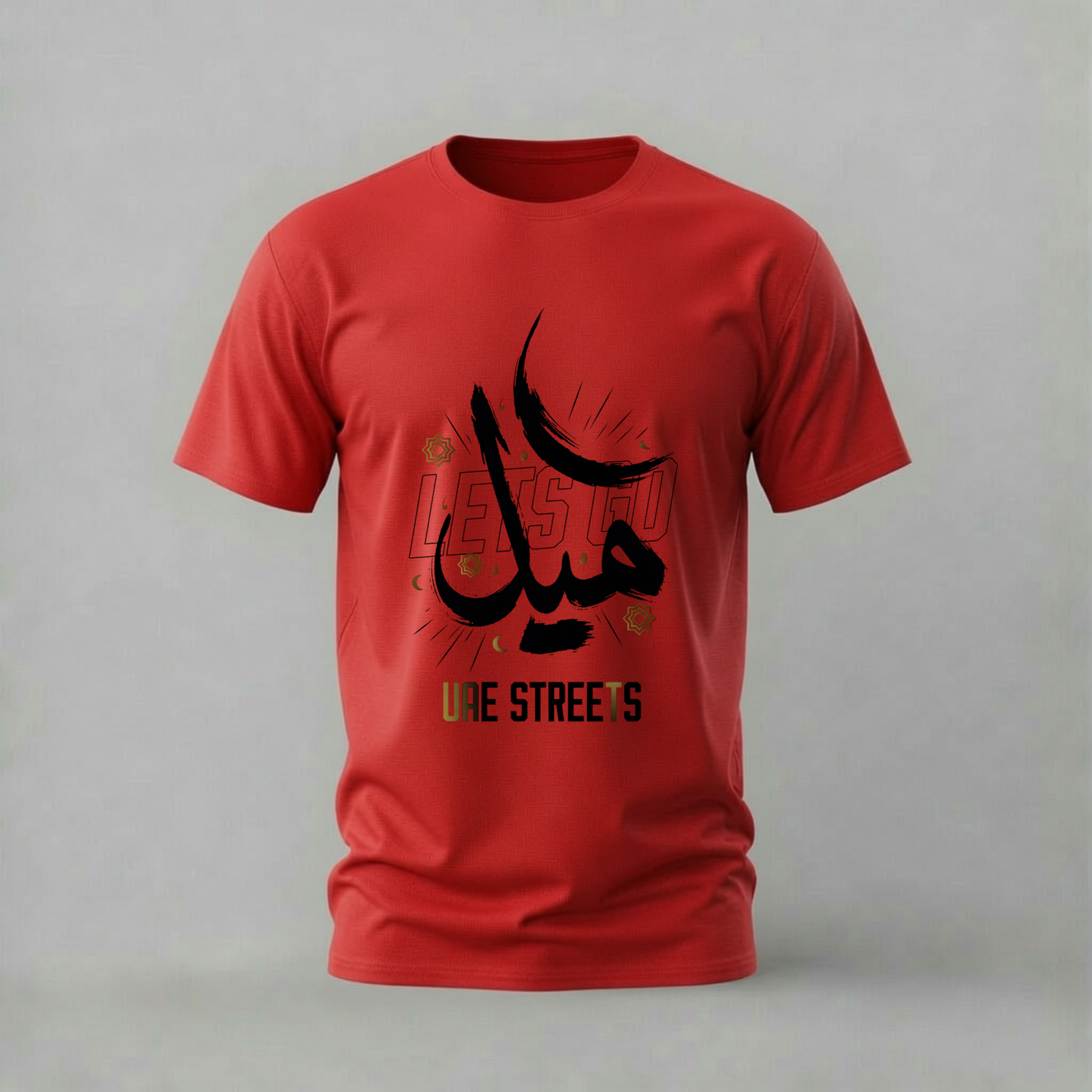 UAE Calligraphy Graphic T-Shirt