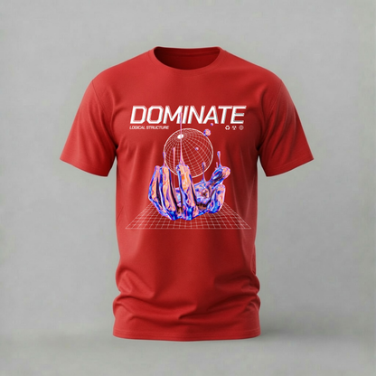 DOMINATE Logical Structure Graphic T-Shirt
