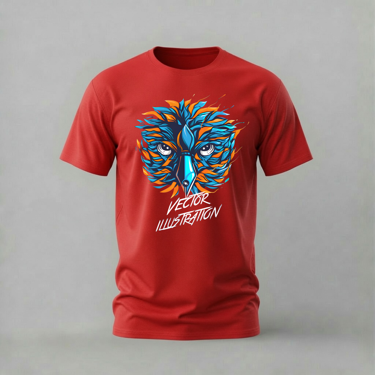 VECTOR ILLUSTRATION Bird Graphic T-Shirt