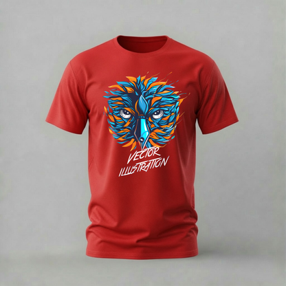 VECTOR ILLUSTRATION Bird Graphic T-Shirt