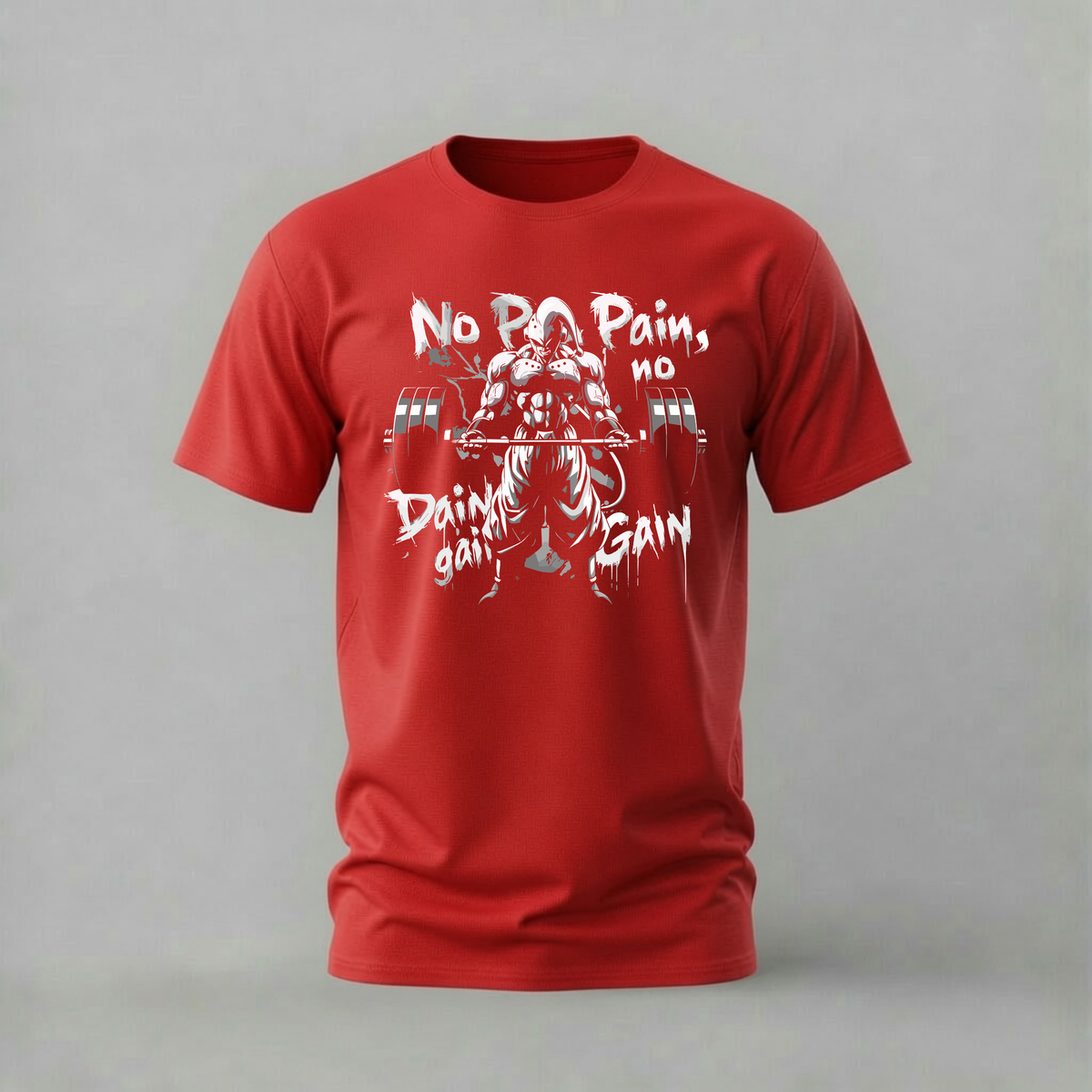 NO PAIN NO GAIN GOKU Graphic T-Shirt