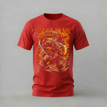 SAMURAI DRAGON Graphic T-Shirt