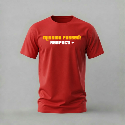 MISSION PASSED Respect Graphic T-Shirt