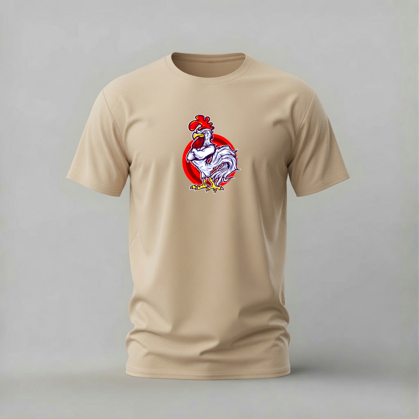 MUSCULAR ROOSTER Graphic T-Shirt
