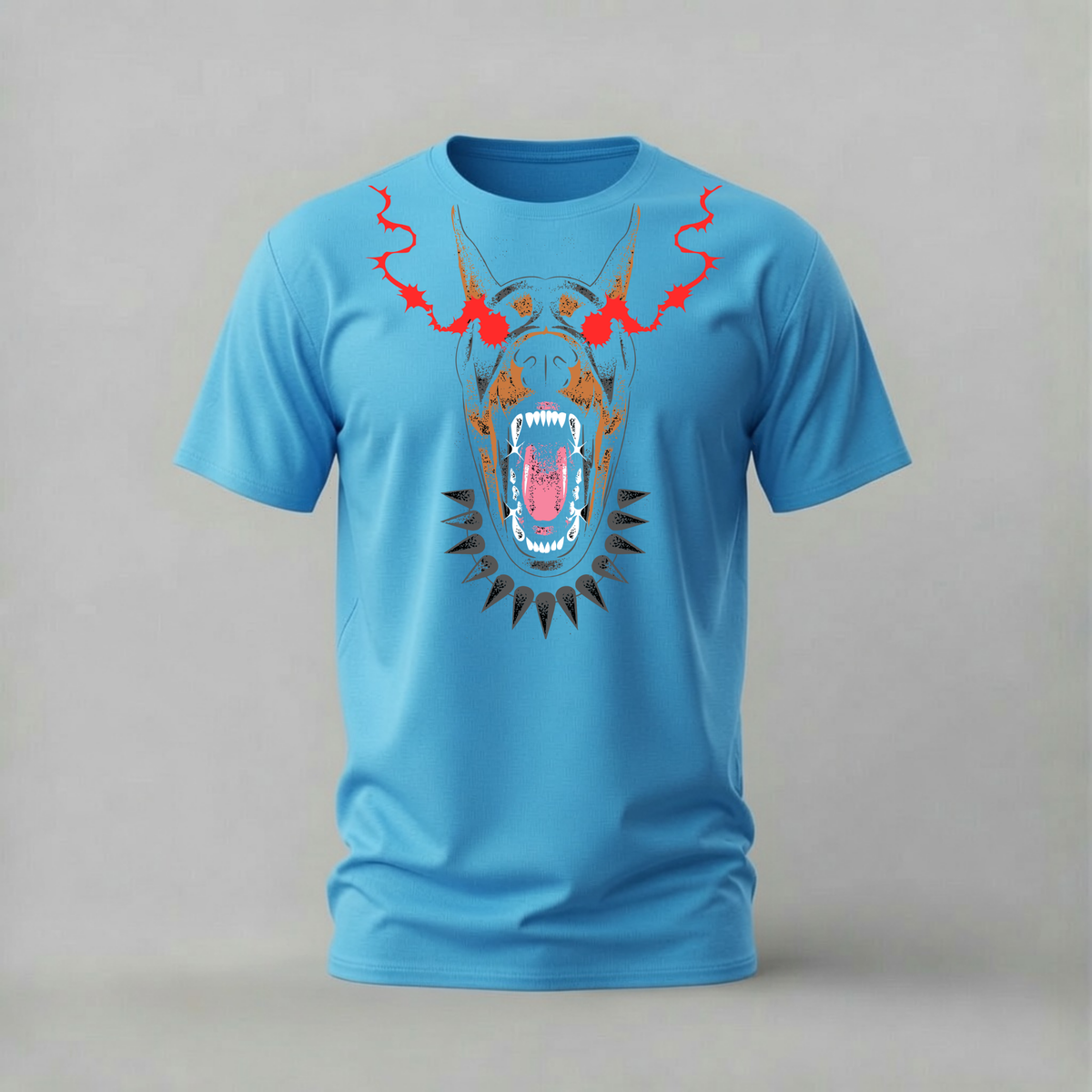 SPIKED DOBERMAN Graphic T-Shirt