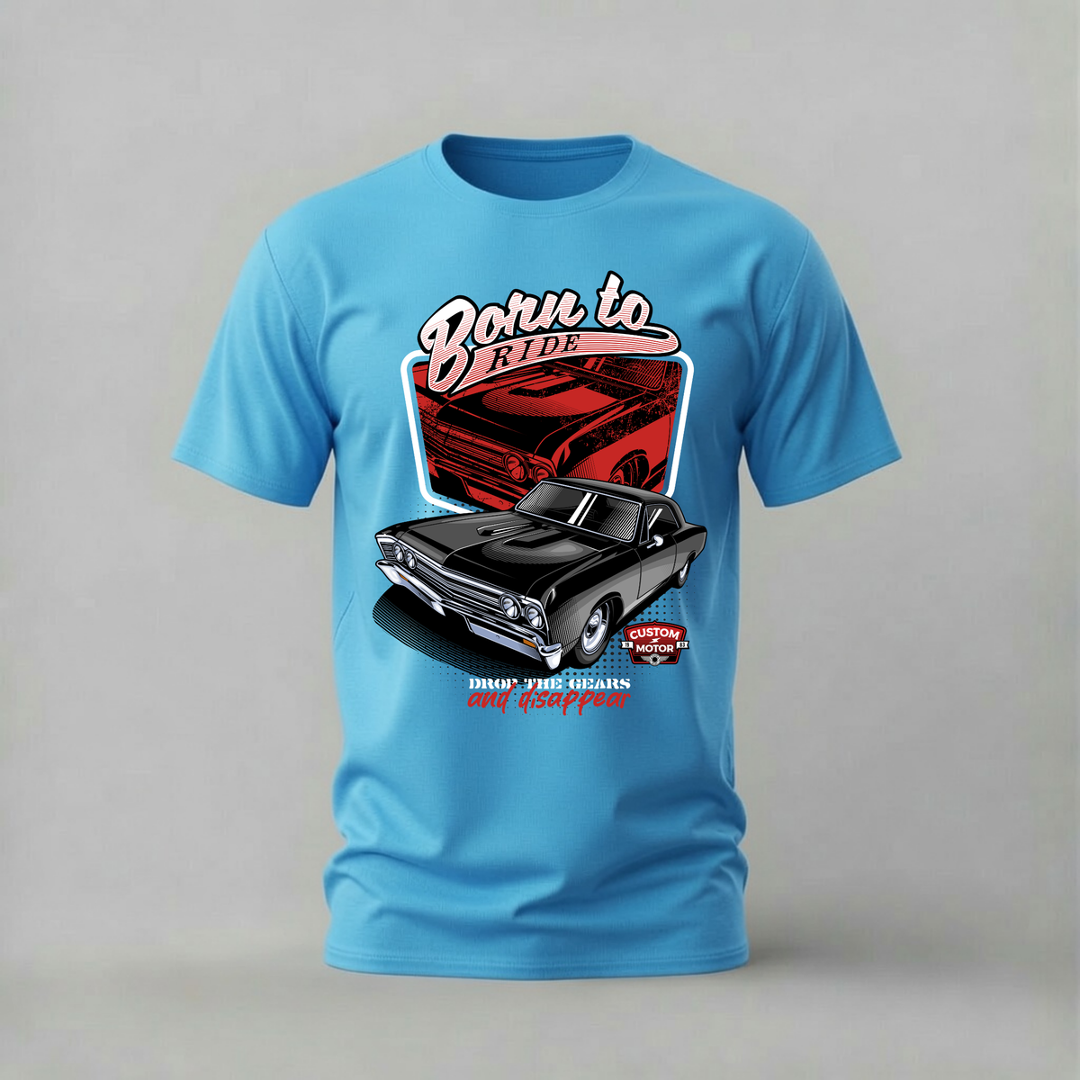 BORN TO RIDE CLASSIC Graphic T-Shirt