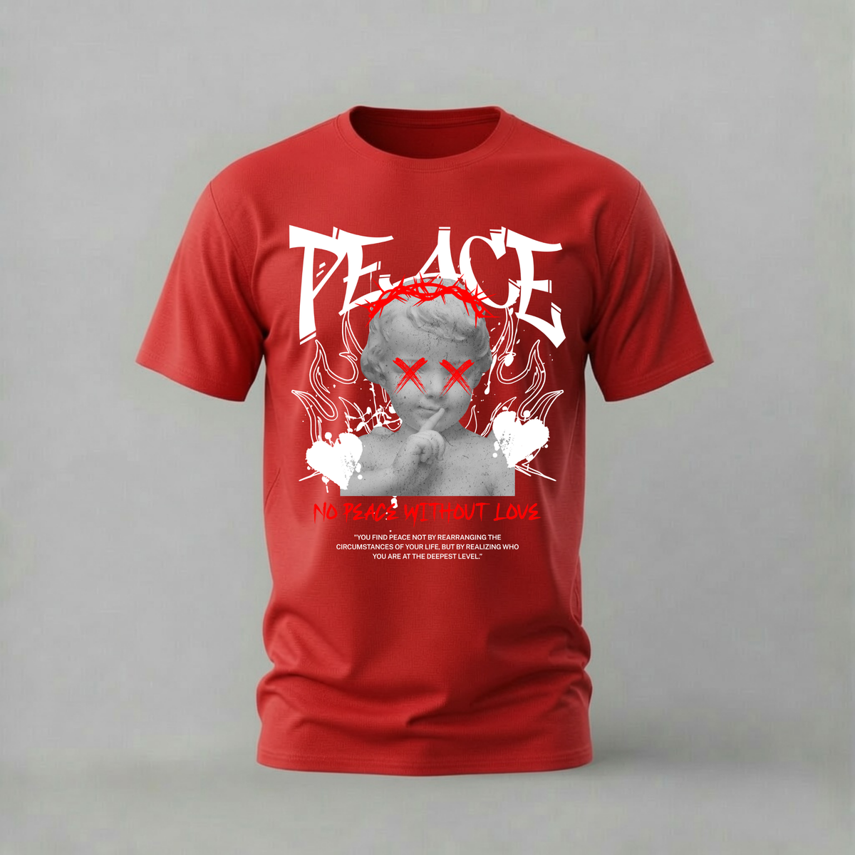 NO PEACE WITHOUT LOVE Graphic T-Shirt