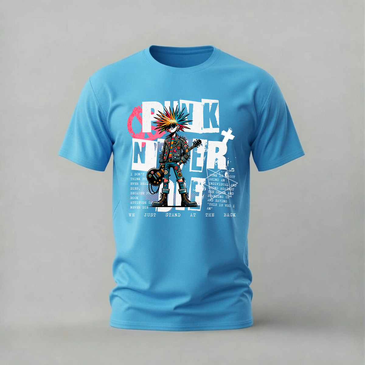 PUNK NEVER DIE Graphic T-Shirt